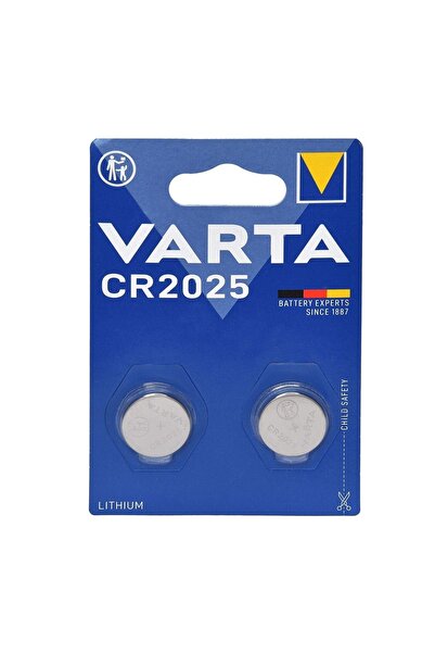 Varta Baterii cu Litiu CR2025 3V, Set 2 buc., Energie în Format Compact