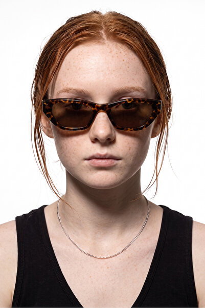 Bilge Karga Aralık Leopard Brown Sunglasses