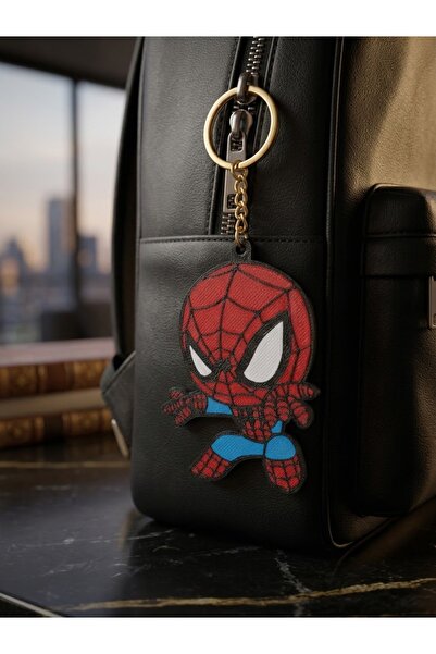 WOWOLAB 8 cm SpiderMan Örümcek Adam Temalı Maskeli Karakter Anahtarlık