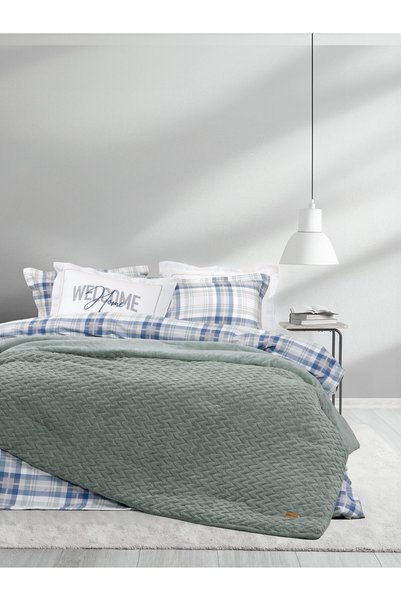 Nima Home Κουβέρτα/Πάπλωμα Γίγας 240x260 - Muffle Smoky Green