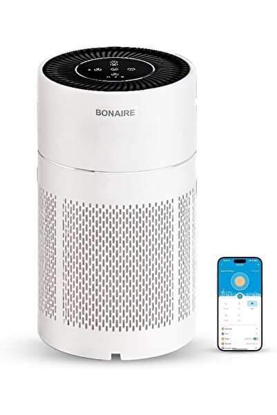 Bonaire GAP13 Smart Air Purifier | 390 m³/h CADR | 360° Air Intake | Multi‑La...