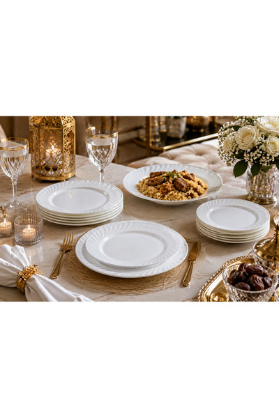 Dania 🍽️   Arcobal White 18-Piece Dinnerware Set for 6 - Elegant and Modern ...