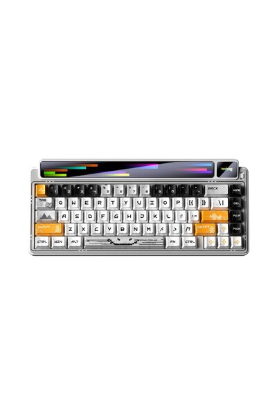 LEOBOG AMG65 Mekanik Gaming Oyuncu Klavyesi LED Matrix Ekranlı Jasper Switch ...