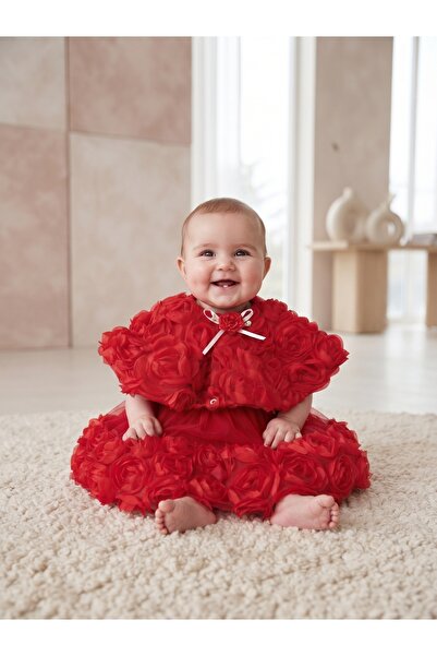 Harry&Millie Baby Luxury Floral Dress Set 6 Pieces Mevlüt Henna Special Occas...