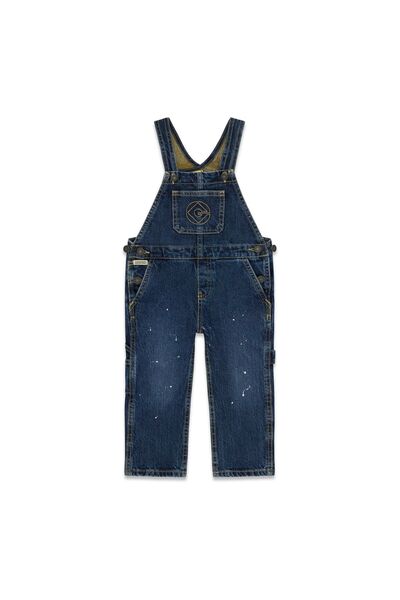 Guess Jeans Salopetă băieți N6YA08D2276 Albastru închis