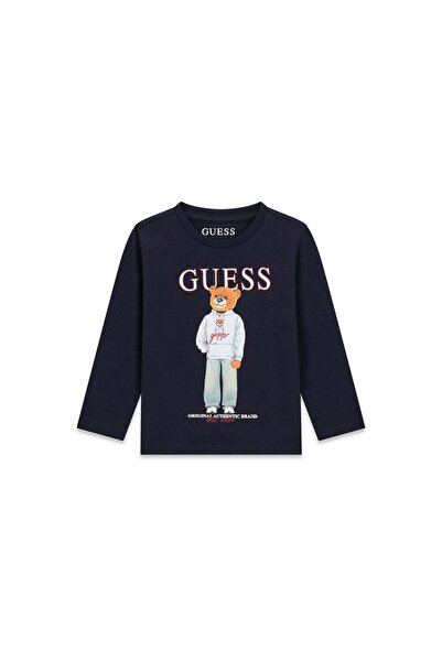 Guess Bluză băieți N6YI06K3794 Albastru închis