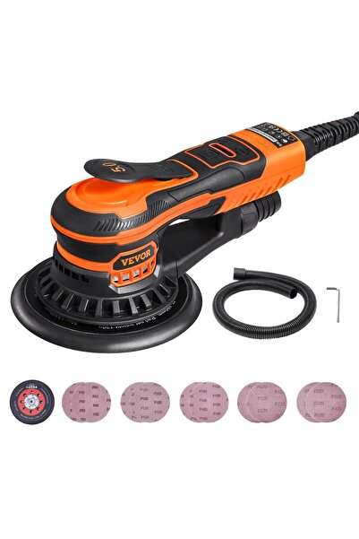 VEVOR Slefuitor orbital fara perii, 6 x viteze 4000-10000 rpm, putere 350W, p...
