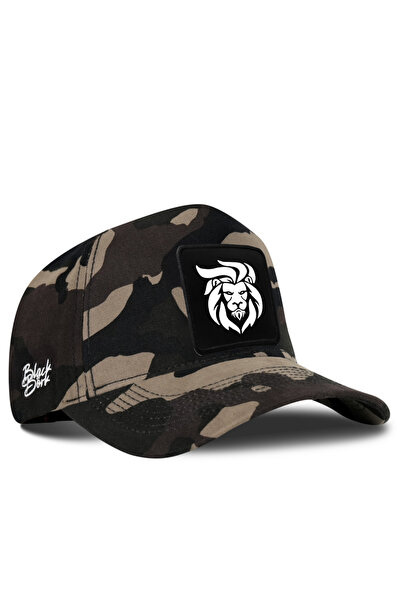BlackBörk Lion Logo Camouflage Baseball Cap