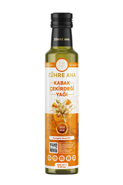 Zühre Ana Kabak Çekirdeği Yağı 250 Ml, Soğuk Sıkım