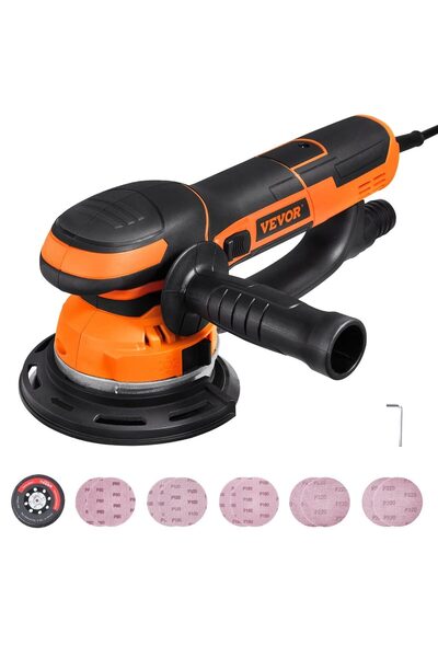 VEVOR Slefuitor orbital, 6 x viteze 3300-7400 rpm, putere 850W, platan 152 mm...