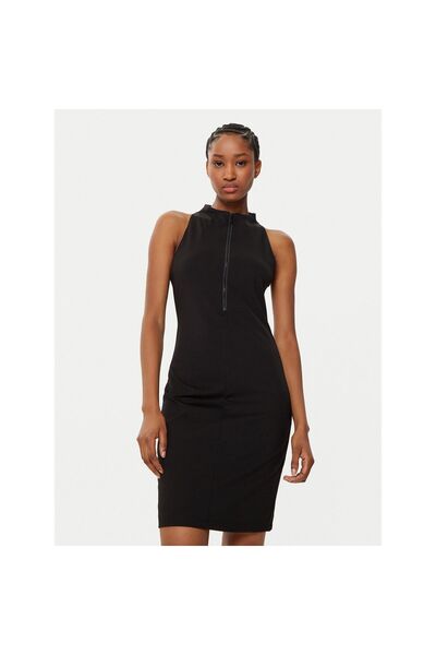 Armani Exchange Rochie de zi cu zi pentru femei XW000091 AF10805 Negru