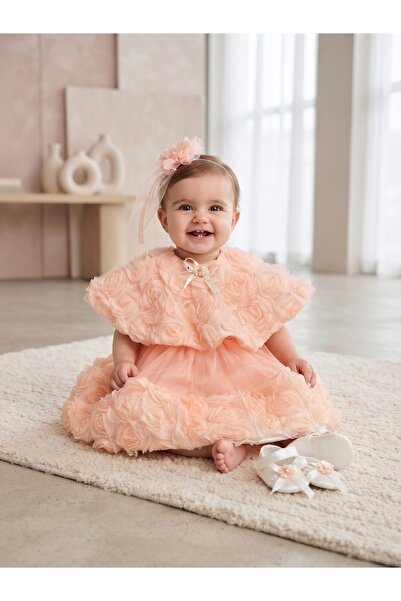 Harry&Millie Baby Luxury Floral Dress Set 6 Pieces Mevlüt Henna Special Occas...