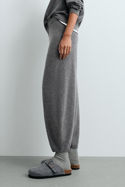 Oysho %100 Kaşmir Örgü Cocoon Pantolon