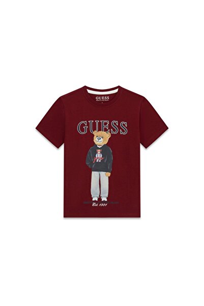 Guess Tricou băieți L6YI19K3750 Bordeaux