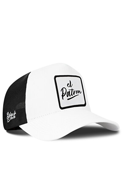 BlackBörk El Patron Logo White-Black Trucker Hat