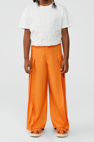 Tyess Girl Orange Trousers