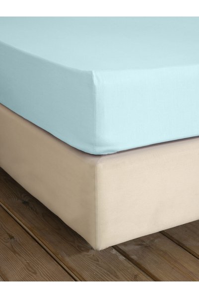 Nima Home Σεντόνι Γίγας με Λάστιχο Unicolors - Light Aqua