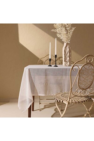 Evidea Soft Party Masa Örtüsü - Ekru - 140x180 cm