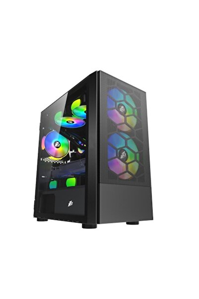 1ST PLAYER Sistem PC Desktop Gamer Intel Core i5-12400F până la 4.4 Ghz, 16 G...