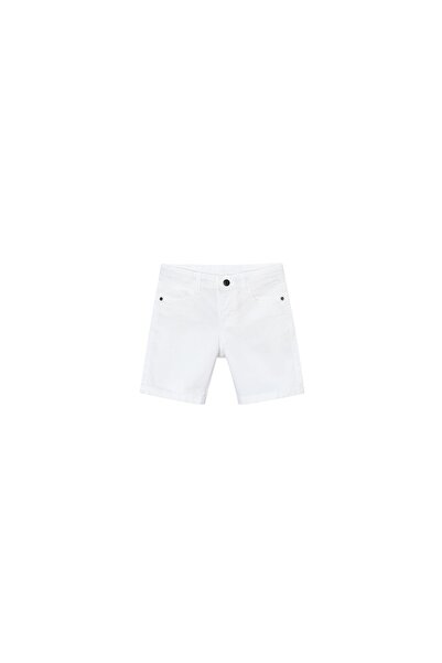 MAYORAL Pantaloni scurți din material textil pentru băieți 204 Alb