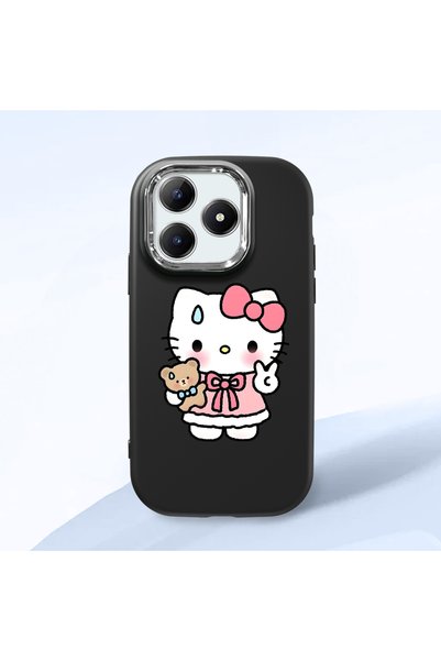 CHICASELUX Realme C63 4G/C61 Compatible Sweet Cartoon Animal Motif Case, Dail...