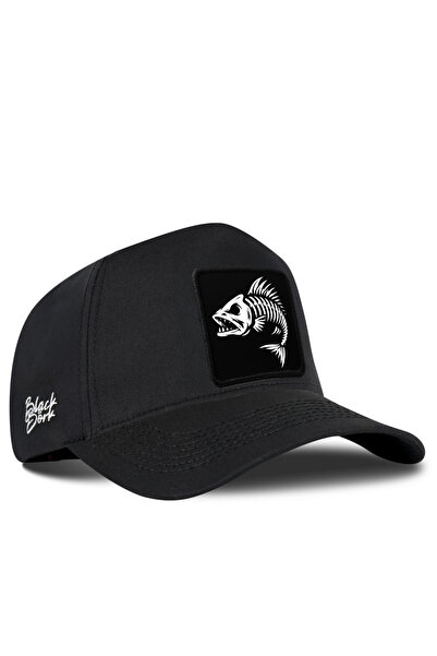 BlackBörk Fish Logo Black Baseball Premium Hat