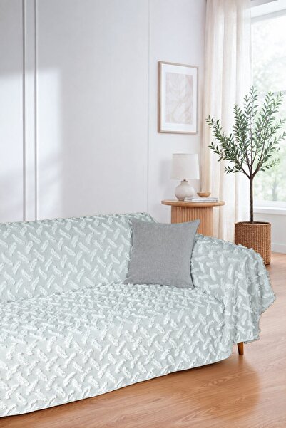 Latuda Home Κάλυμμα καναπέ Nesta Cotton Punch με αντιολισθητική υφή 180x220 ε...
