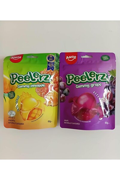 Amos pack of 2 pieces of Pineapple&Grape jellies 2x65g
