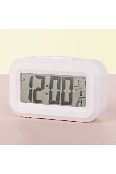 silabor Mini Dijital Masa Saati ve Çalar Saat – LCD Ekranlı, Tarih ve Sıcaklı...