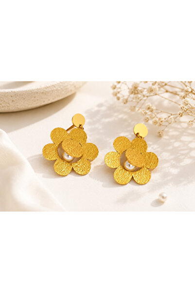Archhazel Jewelery Papatya Model Steel Earrings