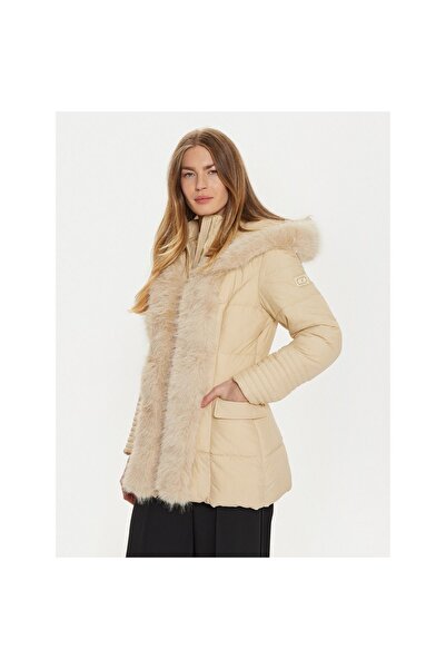 Guess Geacă de puf pentru femei 4BGL417188A Bej