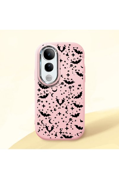 CHICASELUX Vivo V50 Lite 4G/5G Compatible Soft Silicone Case with Bat Moon St...