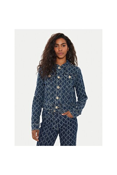 Guess Geacă de blugi pentru femei 4YGL217145A Albastru închis