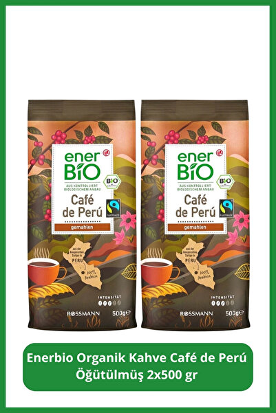 enerBio Organik Kahve Cafe De Peru Öğütülmüş 2x500 gr