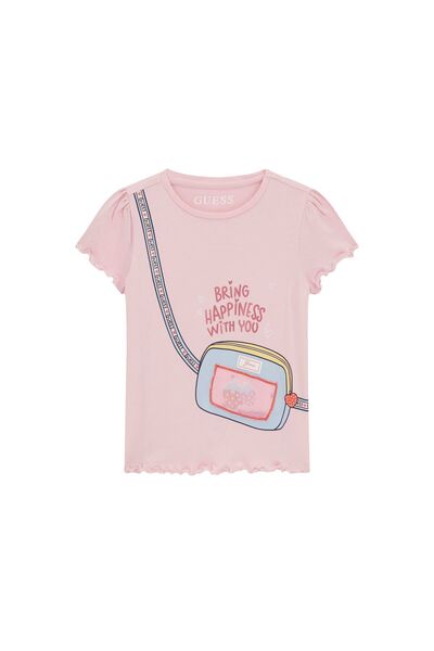 Guess Tricou de fată K6GI06K6YW4 Roz