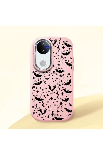 CHICASELUX حافظة من السيليكون الناعم متوافقة مع هاتف Vivo V50، مزودة بطباعة ن...