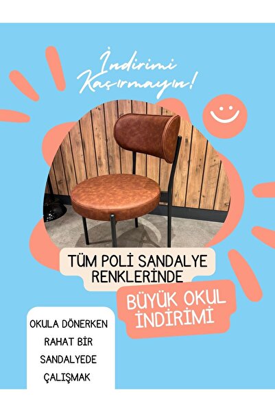 LUNA SANDALYE - ÇALIŞMA SANDALYESİ - KONFORLU SANDALYE - FARKLI RENK SEÇENEKLERİ