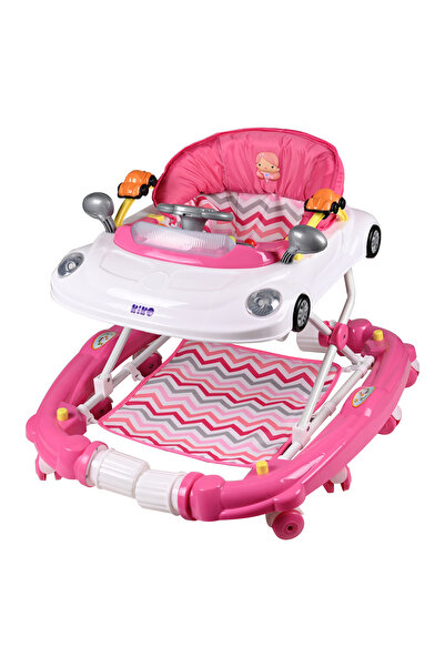Leno 2-In-1 Baby Walker & Rocker, With Music & Lights, Foldable Design, Cushi...