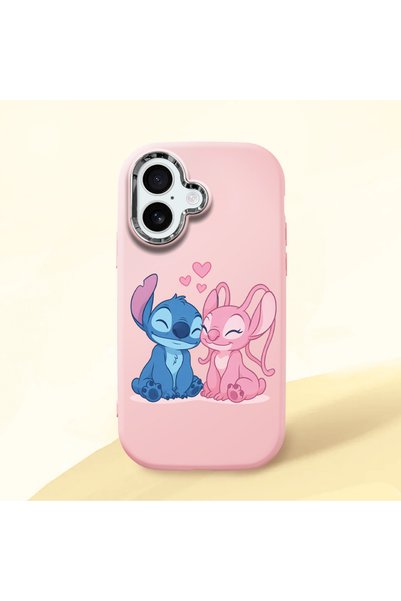 CHICASELUX Cute Cartoon Character Silicone Case Compatible with iPhone 16, Pr...