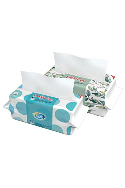 SOFT 120 pieces of soft floral folded paper hand dryers, in sets of 2.