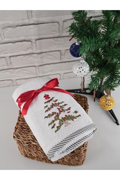 Baveno Cotton 41X71 cm 2-Piece Embroidered Special Towel Set
