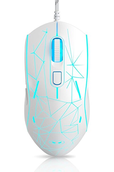 MageGee G6 Wired Gaming Mouse, Ergonomic USB Optical Mouse with 7 Colors Brea...