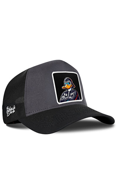 BlackBörk Duckside Logo Black-Anthracite Trucker Hat