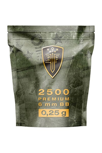 ELITE FORCE Bile airsoft Premium, BB 6 mm, 0.25 g, plastic, albe, 2500 bile
