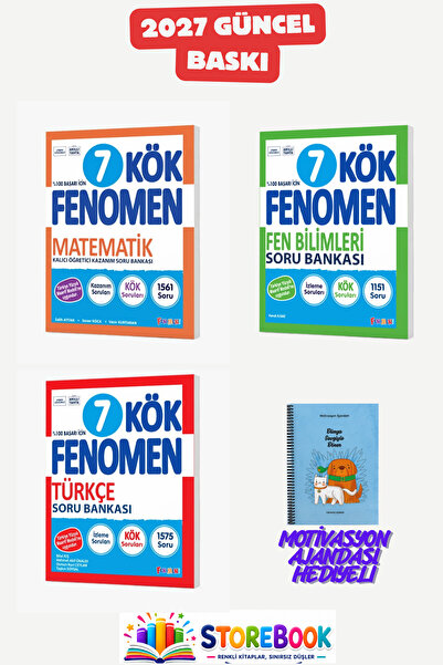 Fenomen Yayıncılık 5.Sınıf KÖK Matematik+Fen+Türkçe Soru Bankası Seti Zamansı...