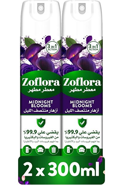 Zoflora بخاخ مطهر معطر ميدنايت بلومز، منظف متعدد الأغراض ومعطر للغرف، يقتل 99...