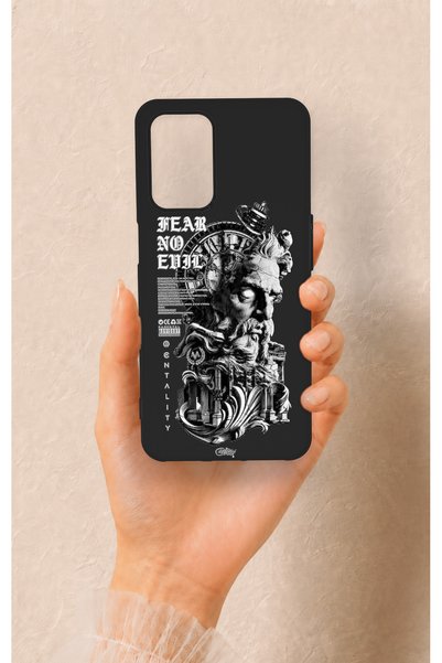 Vip Case Oppo A54 Compatible Fear No Evil Patterned Silicone Case
