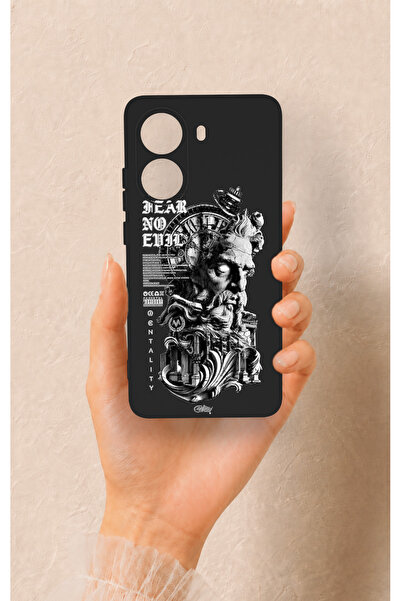 Vip Case Poco X7 Pro Uyumlu Fear No Evil Desenli Silikon Kılıf