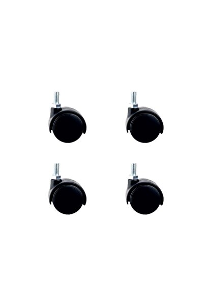 Kastore Küçük Plastik Vidalı Teker - 40 MM HKS102 - 4 Adet