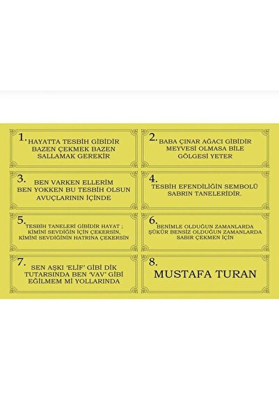 Kehribarstore Altın Parçacıklı Harfli Zaza Model Tesbih, Erkek, Hediye, Zaza, Harfli